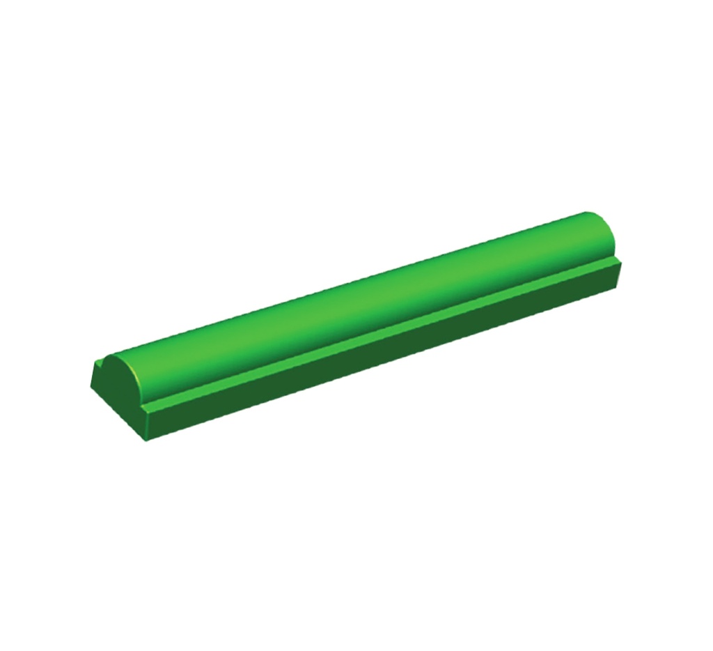 Mallard Ferrière Plastic round with rectangular base yule-log moulds, pack of 12 — 17795