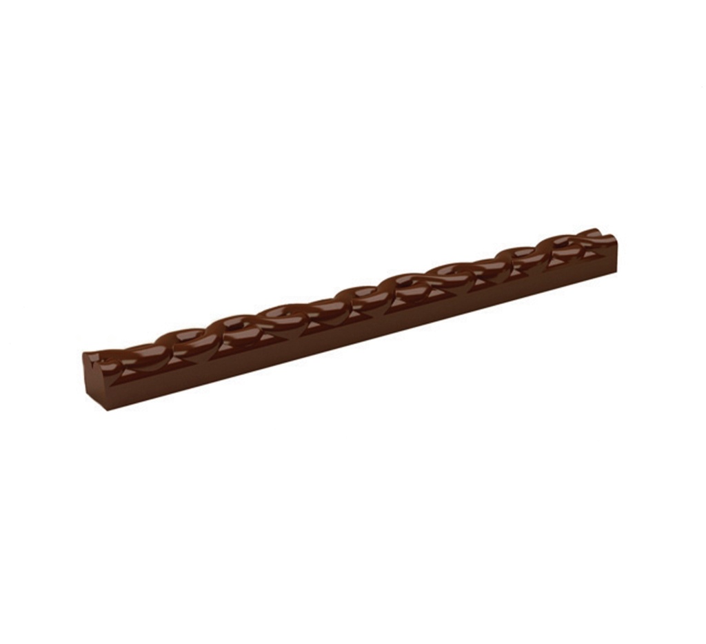 Mallard Ferrière Plastic small twisted yule-log moulds, pack of 12 — 17827