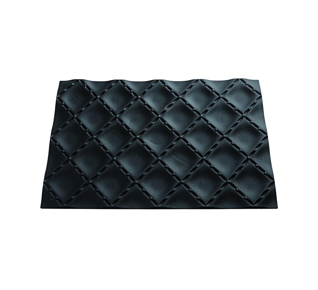 Mallard Ferrière Silicone quilted decorative mat — Length: 250 mm; Width: 185 mm; Height: 4 mm — 17866