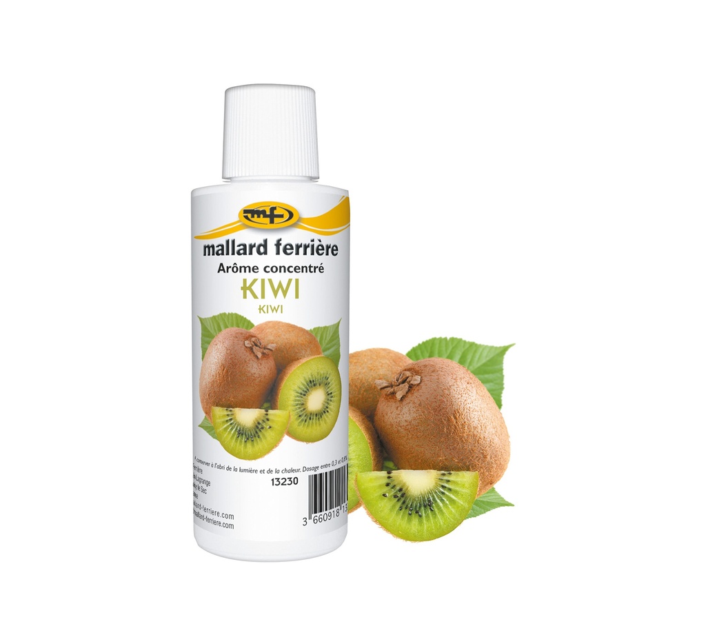 Mallard Ferrière Kiwi concentrated liquid food flavouring — 125 ml bottle — 13230