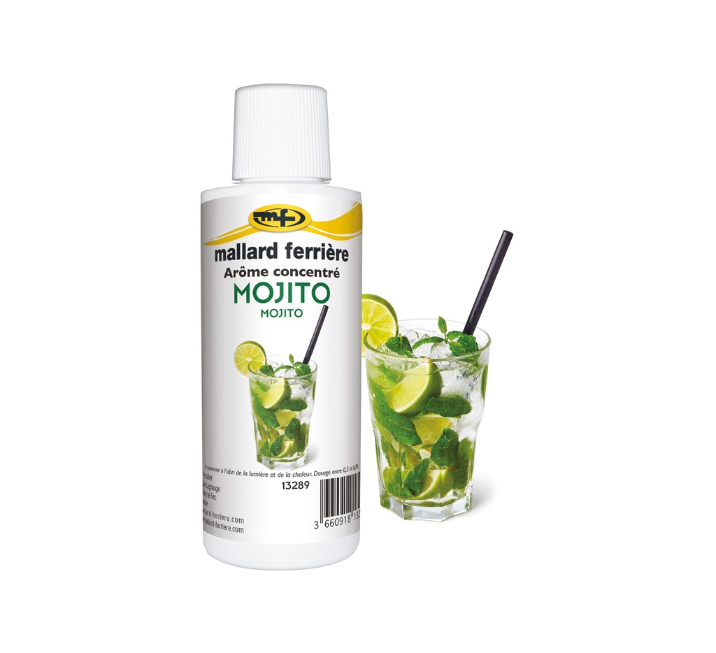 Mallard Ferrière Mojito concentrated liquid food flavouring — 125 ml bottle — 13289