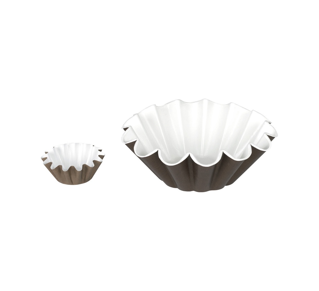 Mallard Ferrière Optima Corolle cardboard brioche moulds, pack of 160 — 17945