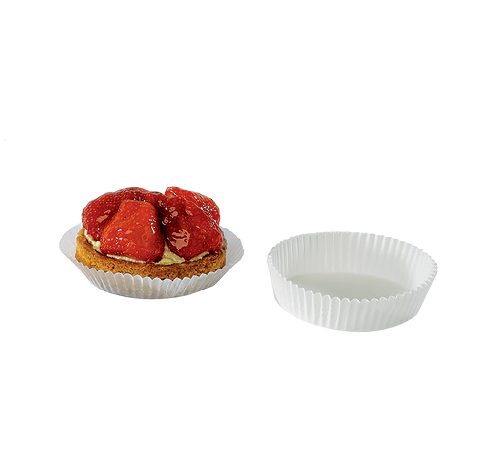 Mallard Ferrière White round paper pastry cases No5 — 21003