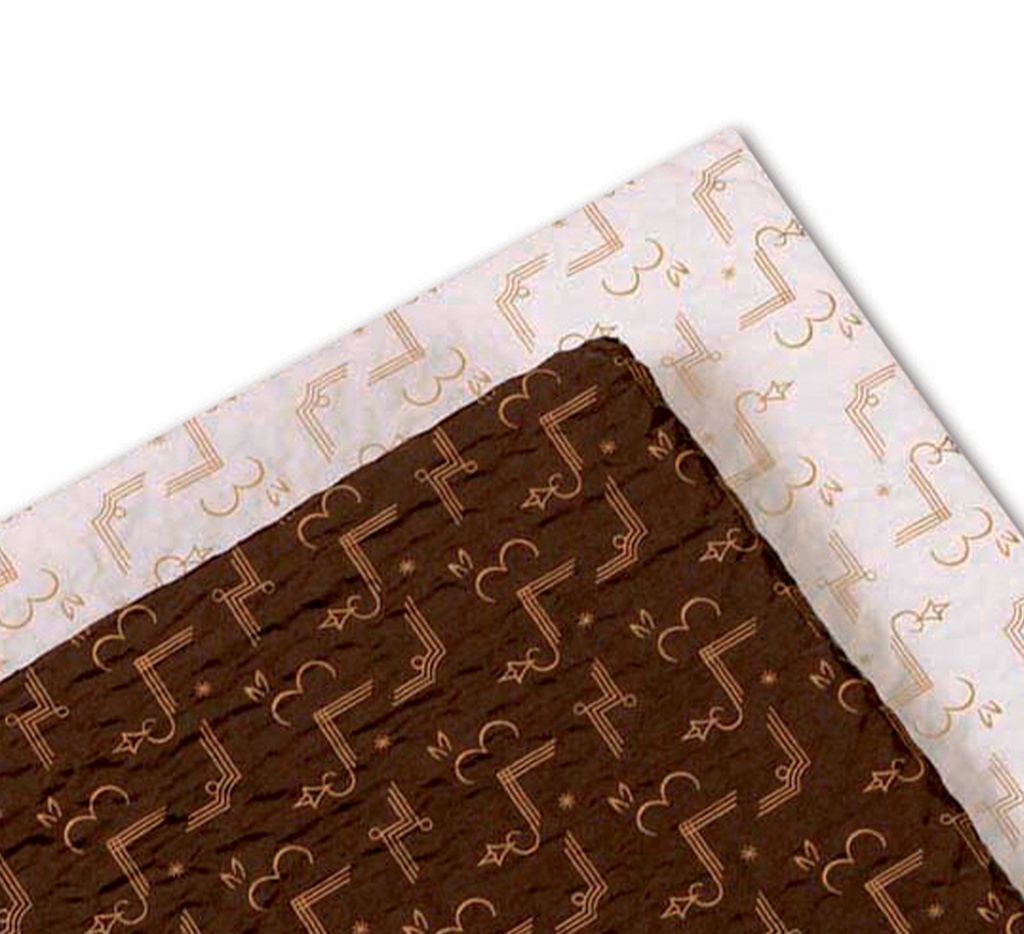 Mallard Ferrière Quilted paper sheets with gold print — 23100