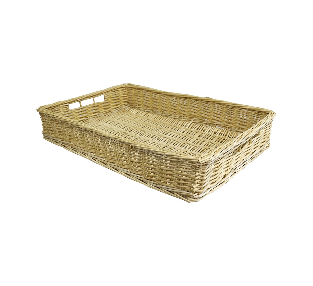 Mallard Ferrière Solid-wicker basket, 400 × 300 × 100 mm — 25860