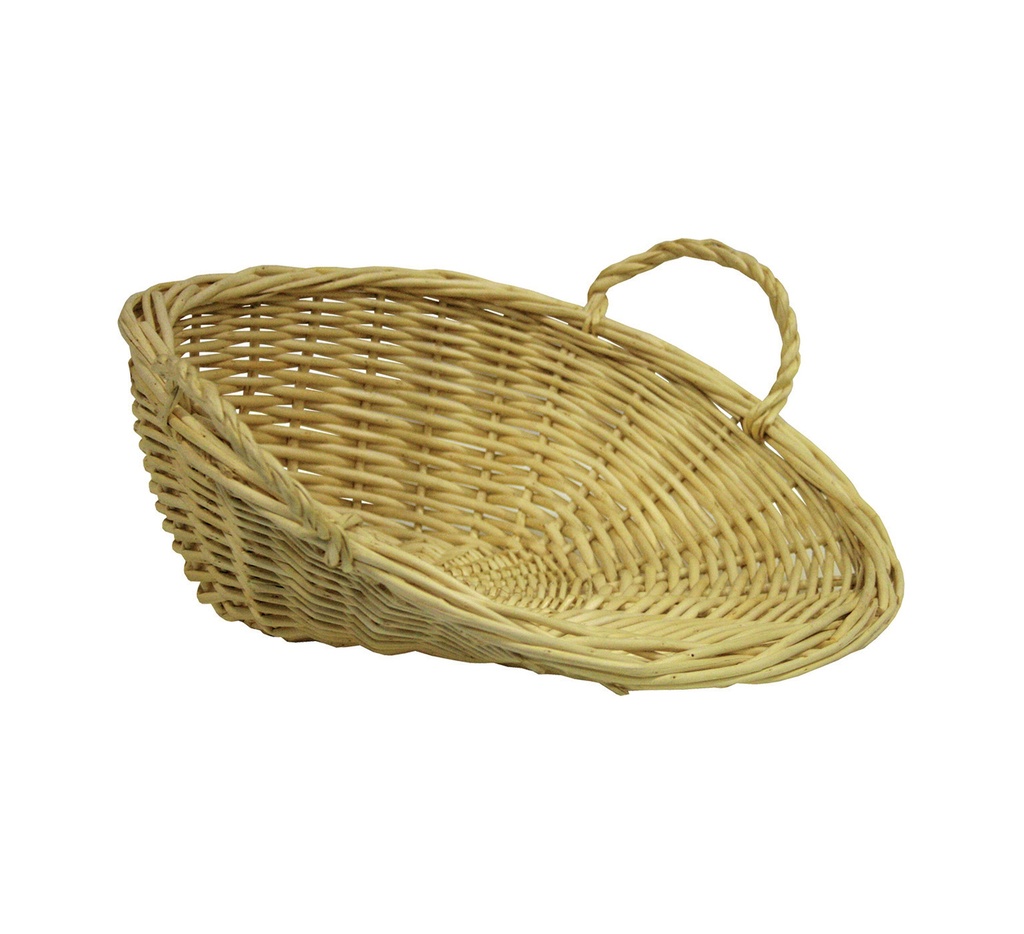 Mallard Ferrière Solid-wicker basket, 320 × 320 × 120 mm — 25875