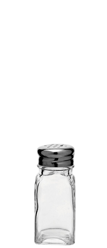 Utopia – Square Pepper Pot Stainless Steel Top — C6050-000000-B12048