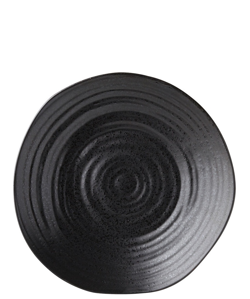 Utopia – Tribeca Ebony Plate  8.25" (21cm) — CT0019-000000-B01006