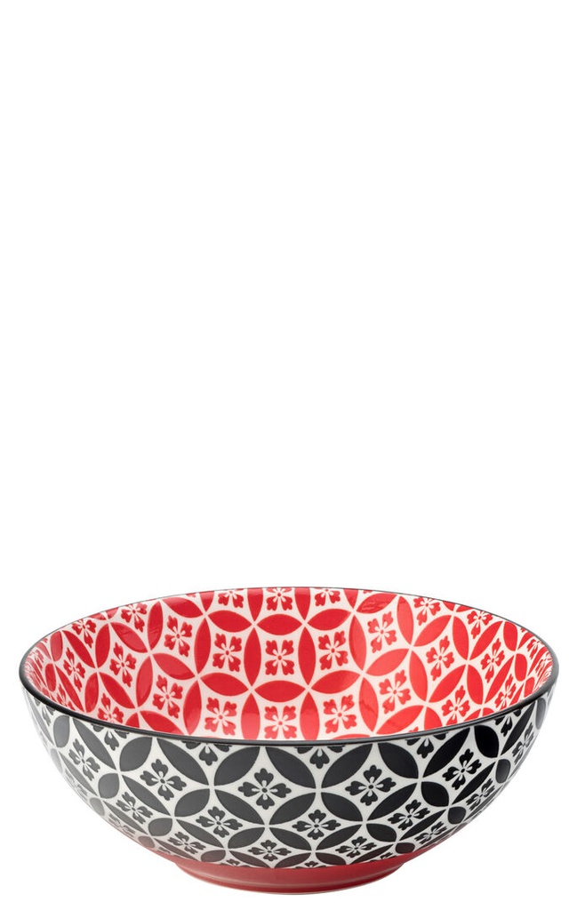 Utopia – Cadiz Red & Black Bowl 6.3" (16cm) — CT1066-000000-B01006