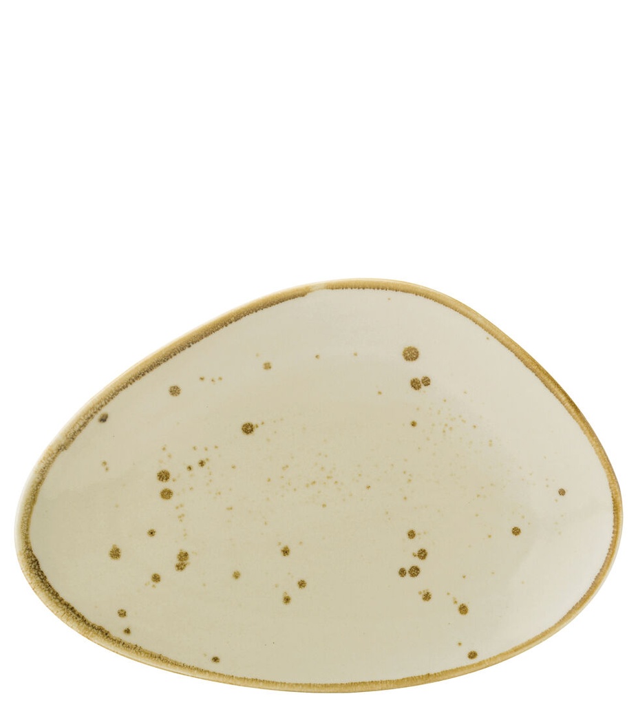 Utopia – Earth Linen Oblong Plate 11.5" (29cm) — CT2017-000000-B01006