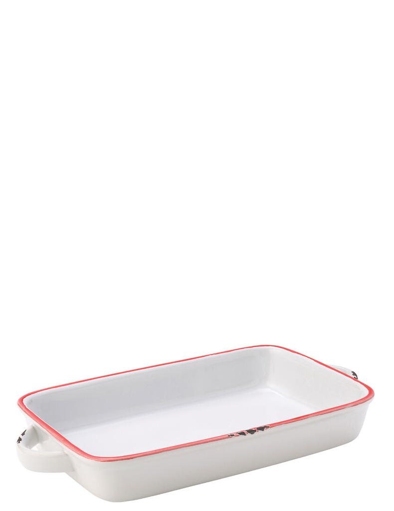 Utopia – Avebury Red Large Rectangular Dish 8.5" (22cm) — CT6107-000000-B01012