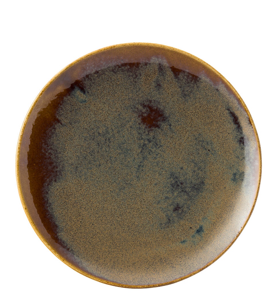 Utopia – Murra Toffee Coupe Plate 10.5" (27cm) — CT9601-000000-B01006