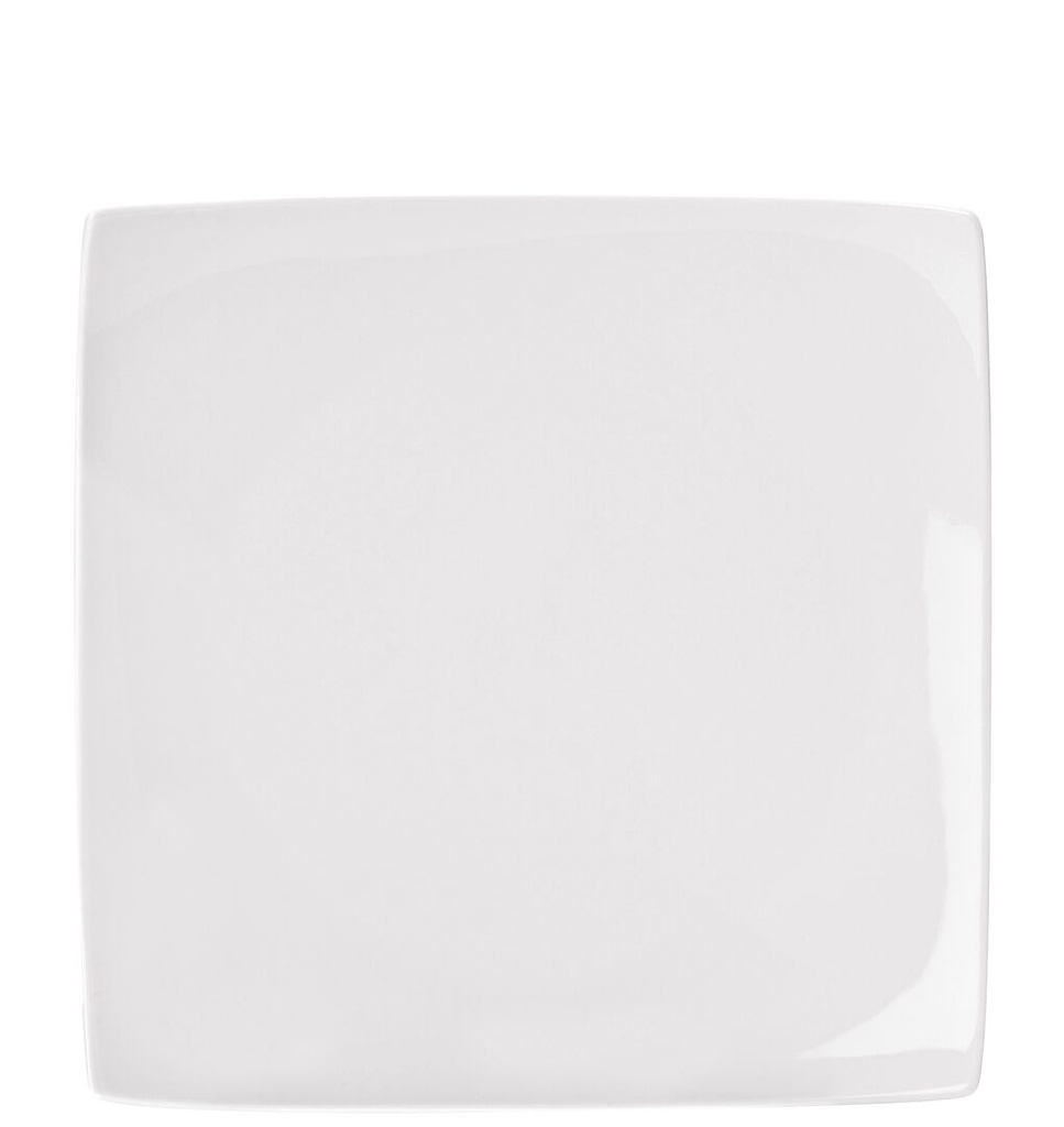 Utopia – Pure White Square Plate 10.75" (27.5cm) — E10001-000000-B06012