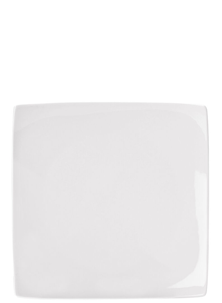 Utopia – Pure White Square Plate 8" (20.5cm) — E10002-000000-B06018