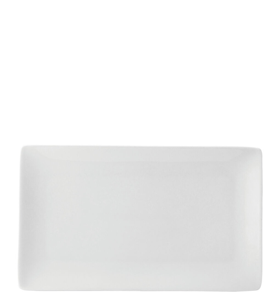 Utopia – Pure White Rectangular Plate 11x 6.25" (28 x 16cm) — E10004-000000-B06018