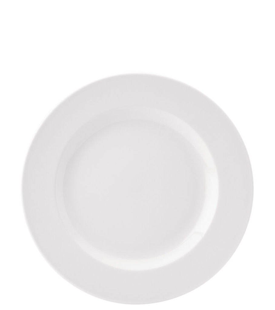 Utopia – Pure White Wide Rim Plate 10" (25.5cm) — E10025-000000-B06024