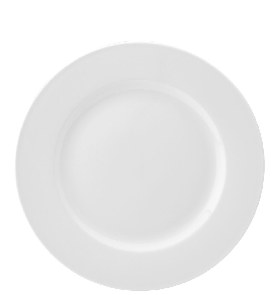Utopia – Pure White Wide Rim Plate 11.5" (29cm) — E10029-000000-B06018