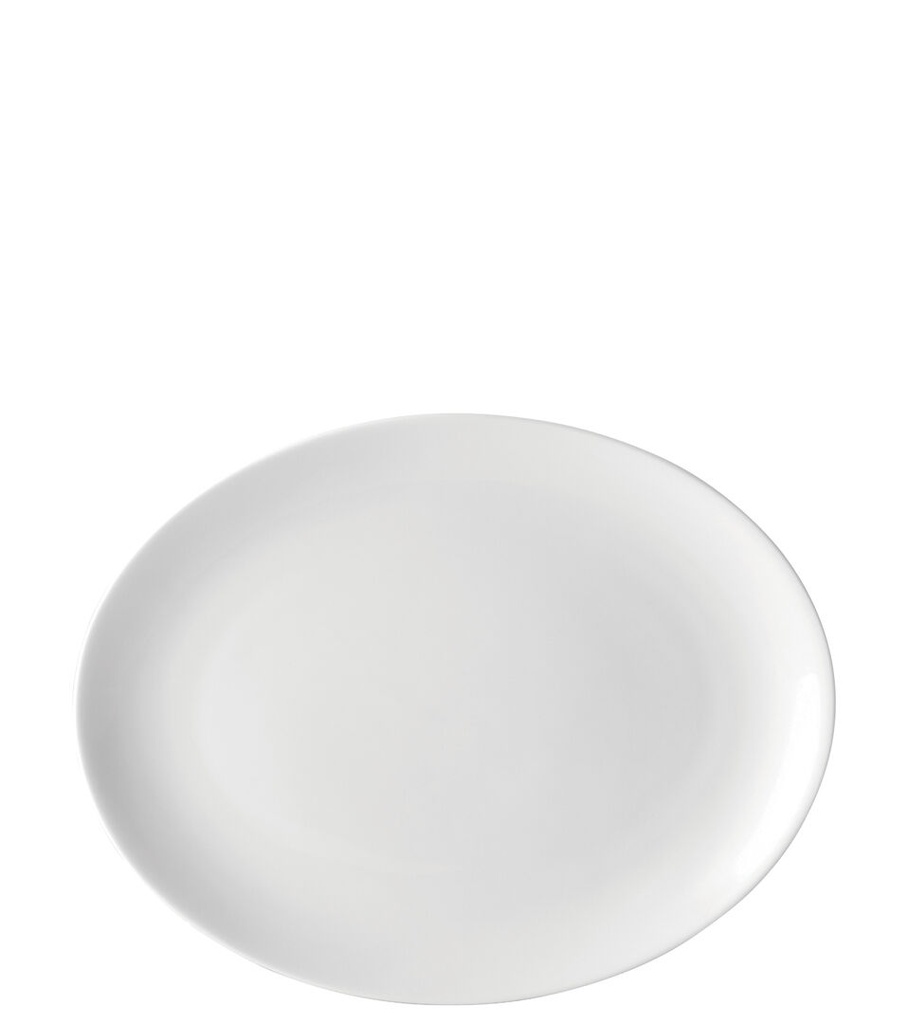 Utopia – Pure White Oval Plate 10" (25.5cm) — E20025-000000-B06024