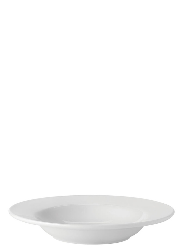 Utopia – Pure White Rimmed Soup 9" (22.5cm) — E30022-000000-B06024