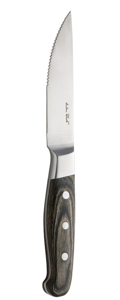 Utopia – Large Wooden Handled Steak Knife — F10675-000000-B01012