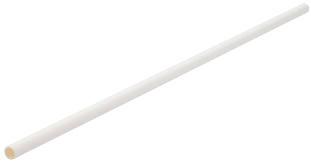 Utopia – Paper Bottle White Straw 10.5" (26cm) Box of 250 — F90185-000000-B01024