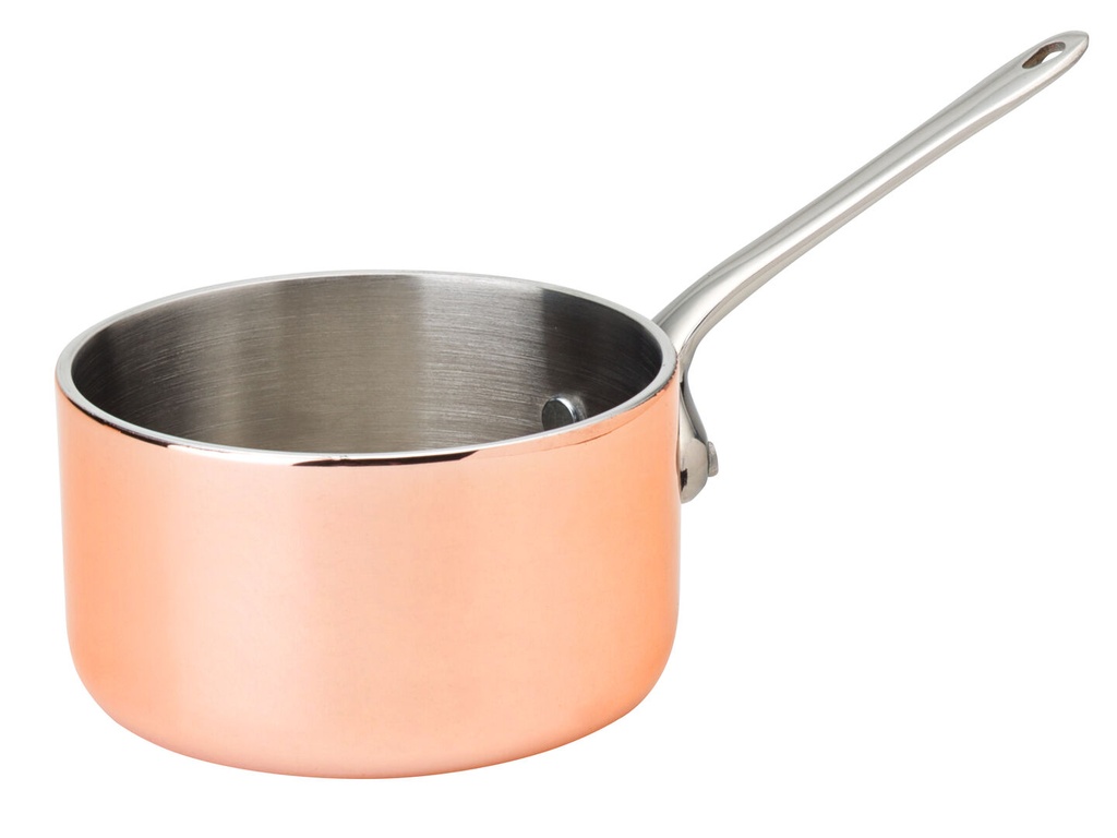Utopia – Mini Copper Pres Saucepan 3" (7.5cm) 5.5oz (15cl) — F91016-000000-B01006