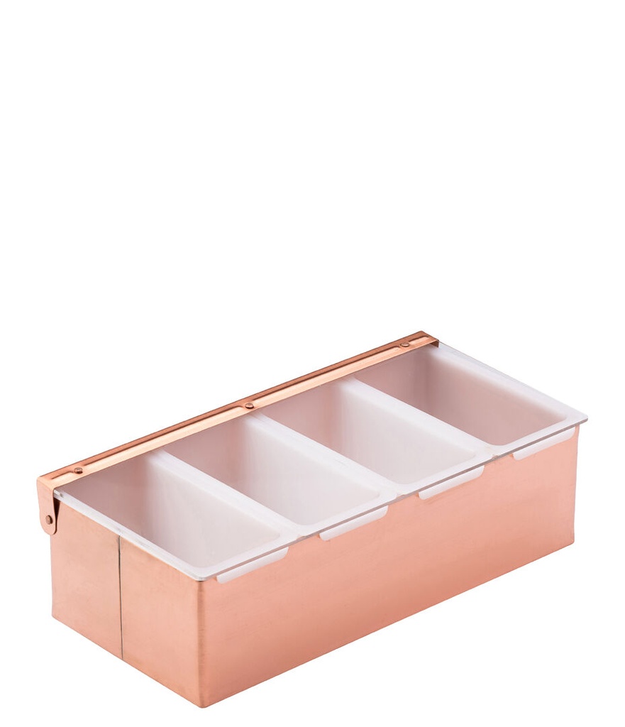 Utopia Copper Condiment Holder - 4 Inserts 11.75" (30cm)