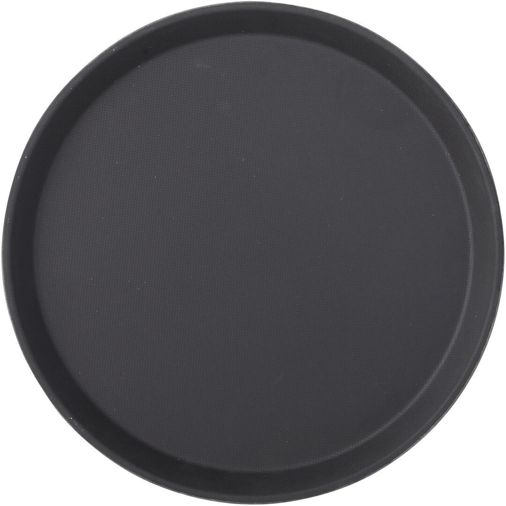 Utopia – Black Non Slip Tray Round 16" (40.5cm) — JMP921-000000-B01012