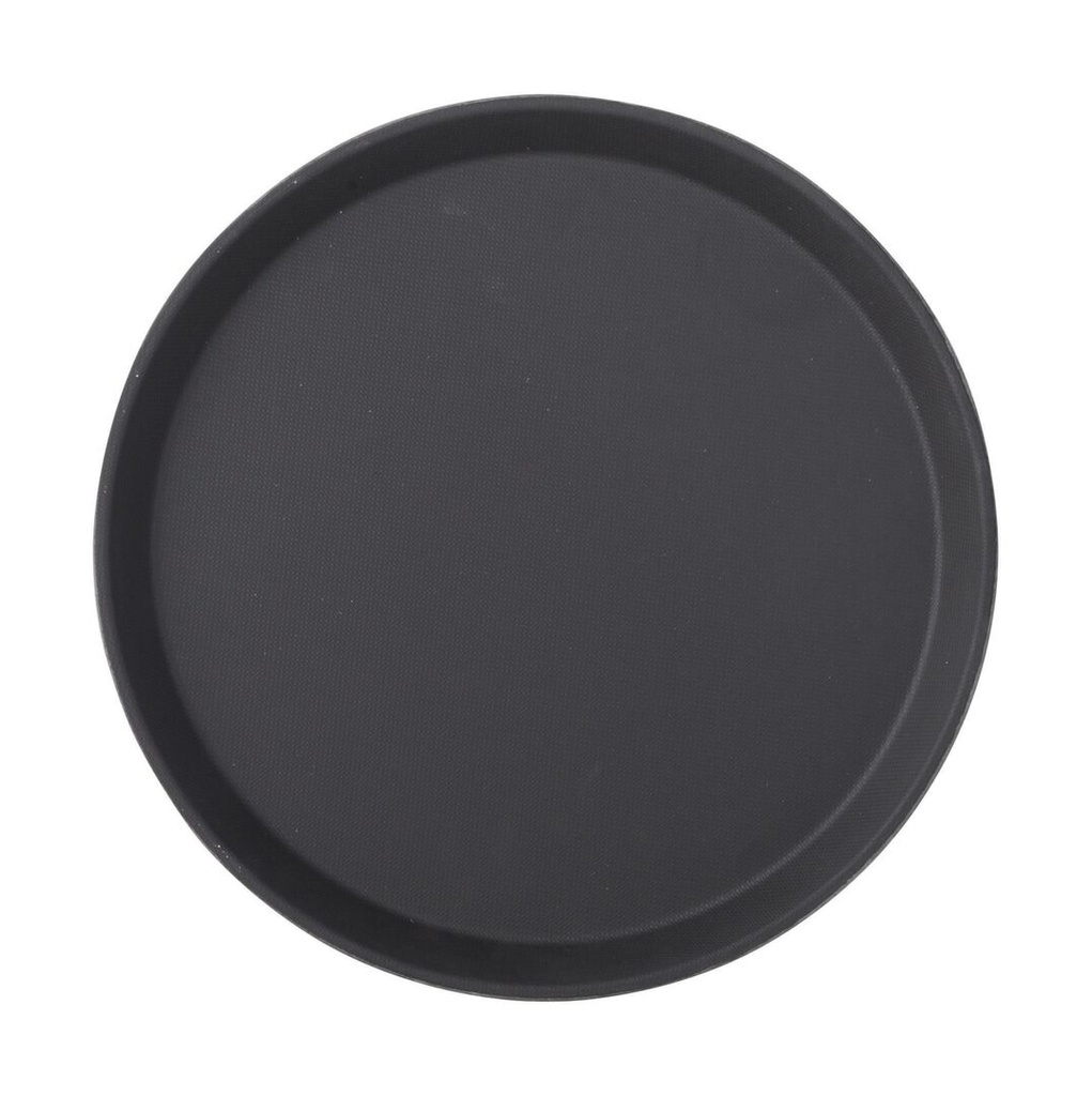 Utopia – Black Non Slip Tray Round 11" (28cm) — JMP922-000000-B01012