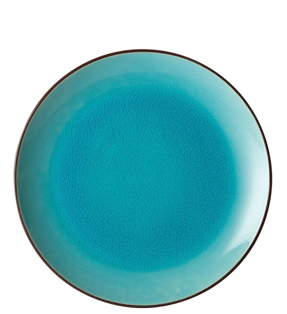 Utopia – Soho Aqua Coupe Plate 10.5" (26.5cm) — K90037-000000-B01006