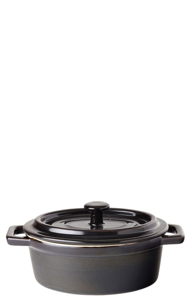 Utopia – Midnight Oval Casserole 6" (15cm) 17oz (48cl) — M14020-000000-B01006