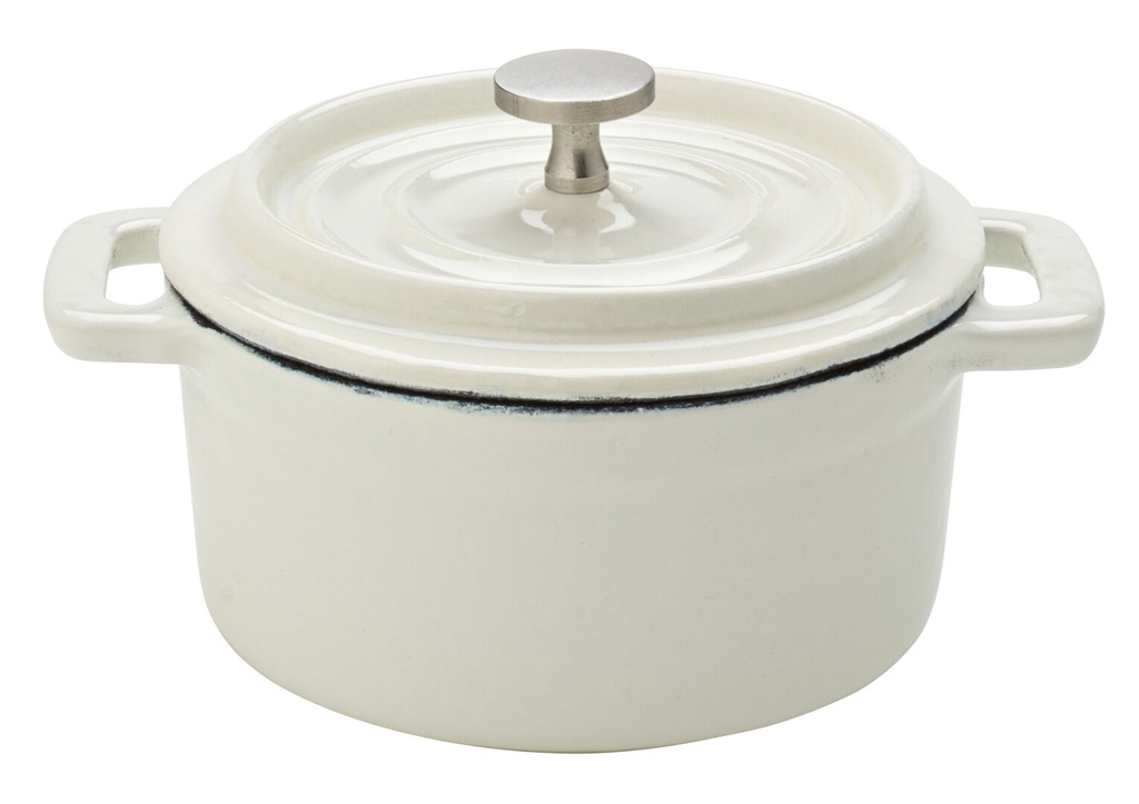 Utopia – Cast Iron Calico Round Casserole 4" (10cm) 8oz — MH7006-000000-B01006