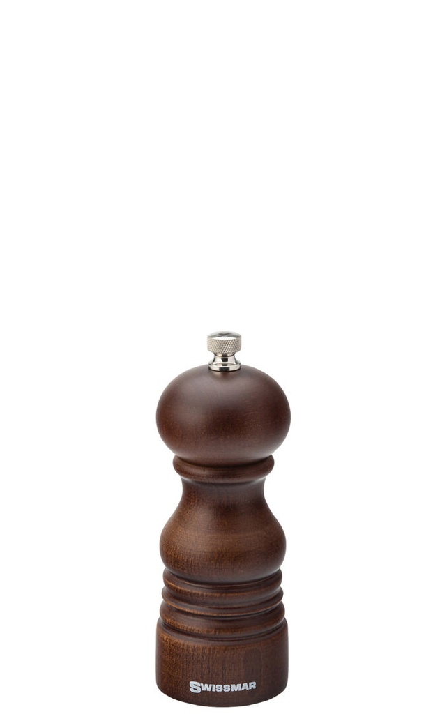 Utopia – Swissmar – Castell Walnut Salt Mill 5.5" (14cm) — SMS140-WAL000-B01006