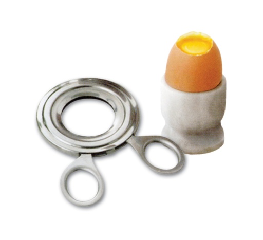 Mallard Ferrière Stainless steel egg-top scissors — 02103