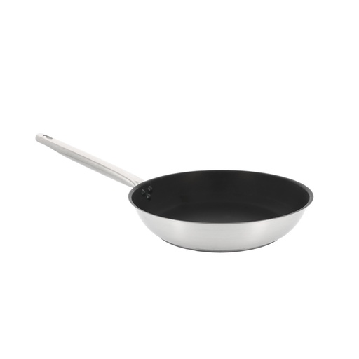 [00791] Mallard Ferrière Excalibur stainless steel frying pan — Diameter: 180 mm; Height: 35 mm — 00791