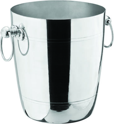 [F91107-000000-B01006] Utopia – Aluminium Bottle cooling bucket 7.5" (20cm) H: 8.5" (22cm) (Pack of 6)
