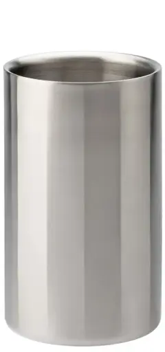 [F91211-000000-B01006] Utopia – Satin Double Wall Bottle cooler (20cm x 12cm) (Pack of 6)