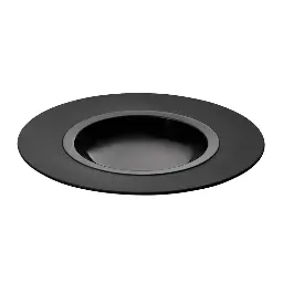 DEGRENNE BAHIA ONYX — round dinner plate 26 cm — 236548 (Pack of 6 pieces)
