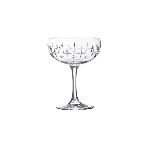 [244053] Degrenne NEWPORT TWIST Mocktail Glass/Ice Cup 28 cl (Pack of 6)