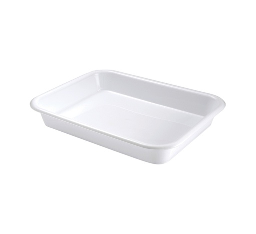 [01867] Mallard Ferrière Rectangular HDPE dough container — Length: 530 mm; Width: 405 mm; Height: 76 mm; Capacity: 10 L — 01867