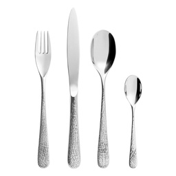 DEGRENNE SUPERNATURE — 24 pieces box solid handle serrated — 242696 (Set of 24 pieces)