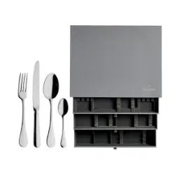 DEGRENNE BLOIS — 124 pieces solid handle serrated box set — 246071 (One piece)