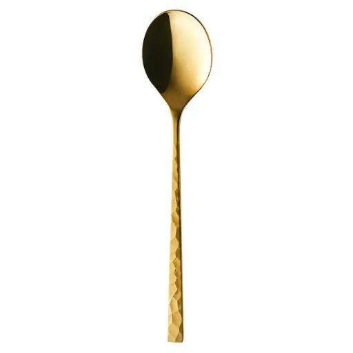 [237163] DEGRENNE FUSE MARTELE LAITON — table/pasta spoon — 237163 (Pack of 12 pieces)