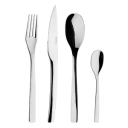 DEGRENNE GUEST — 24 pieces box solid handle serrated — 206277 (Set of 24 pieces)