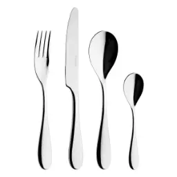 DEGRENNE ONDE — 24 pieces box solid handle serrated — 235940 (Set of 24 pieces)