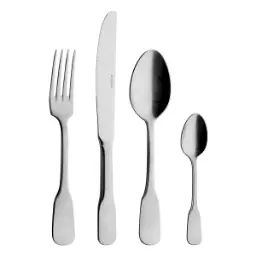 DEGRENNE VIEUX PARIS SATINE — 24 pieces box solid handle serrated — 206260 (Set of 24 pieces)