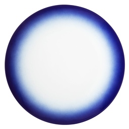 DEGRENNE BLUE SHADES — Round dinner plate 29cm — 240242 (Pack of 6 pieces)