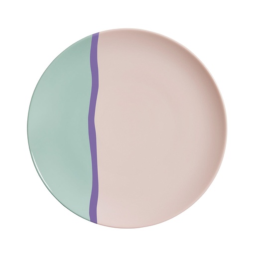 [245259] DEGRENNE DESTINATION — round dinner plate 26 cm SUD — 245259 (Pack of 6 pieces)