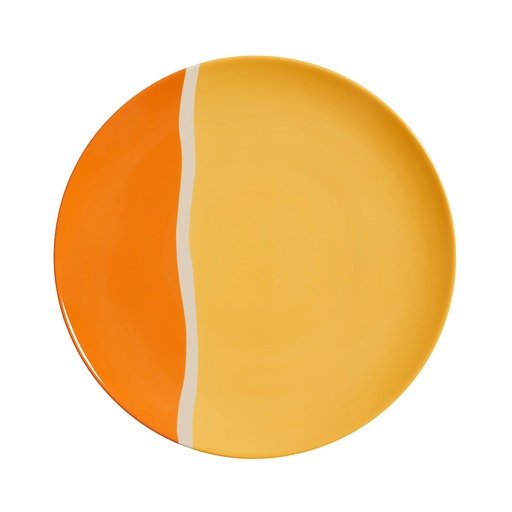 [245261] DEGRENNE DESTINATION round dinner plate 26 cm FORET — 245261