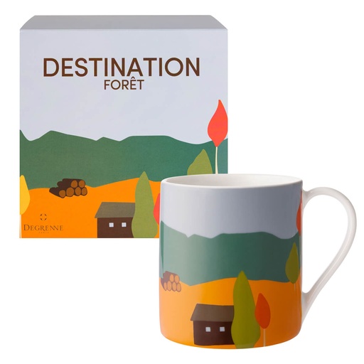 [243555] DEGRENNE DESTINATION FORET Set of  of mug 30cl — 243555